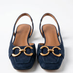 Dark Blue Colour - Front Toe View