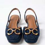 Dark Blue Colour - Front Toe View