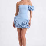 Aurelia Celeste | Floral Ruched Race Day Mini Dress