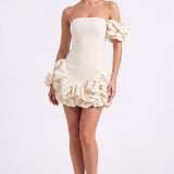 Aurelia Celeste | Floral Ruched Race Day Mini Dress
