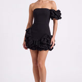 Aurelia Celeste | Floral Ruched Race Day Mini Dress