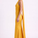 Seraphina Soleil | One Shoulder Wedding Guest Maxi Dress