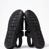 Elara Marlowe Black Sandals - Sole and Outsole