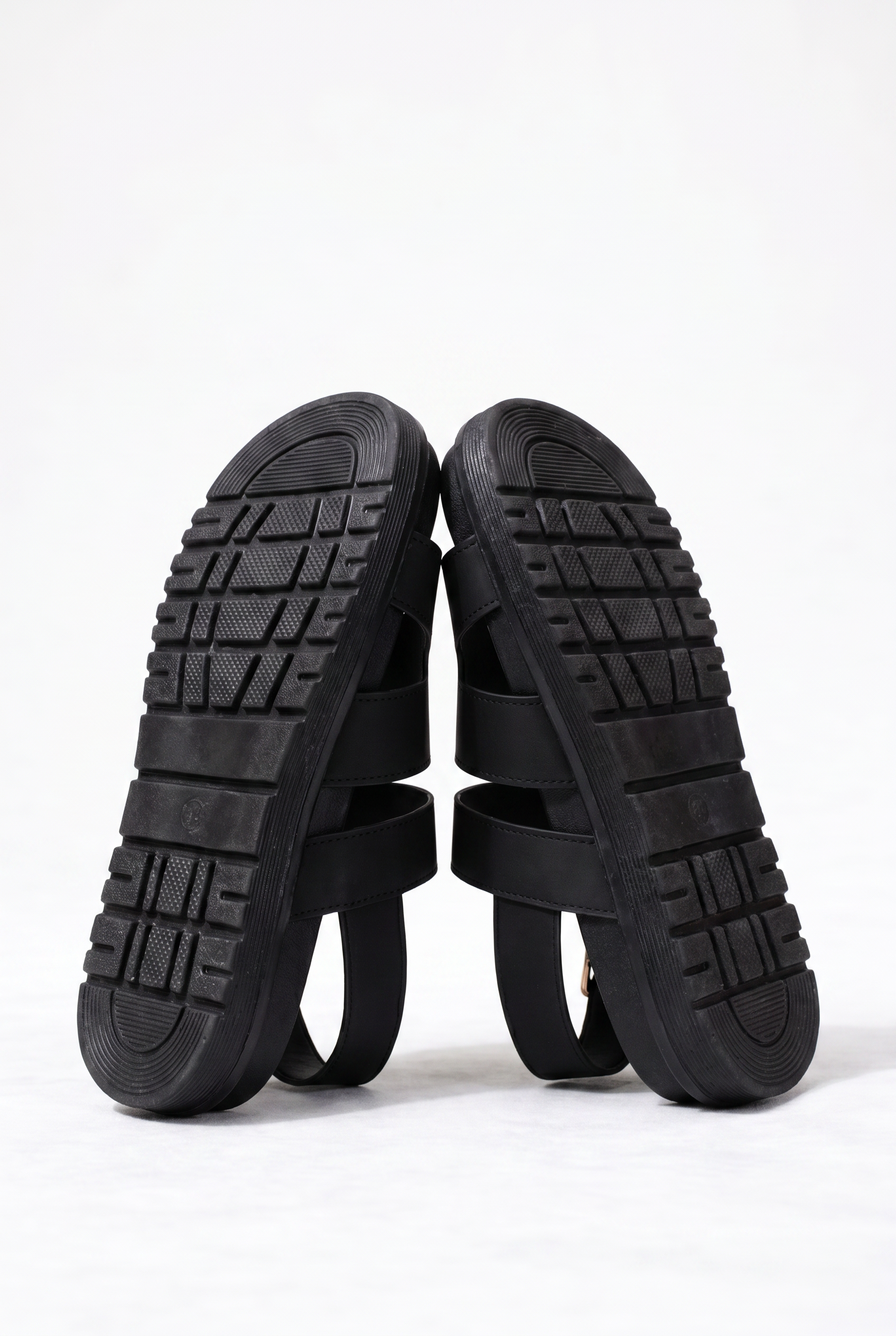 Elara Marlowe Black Sandals - Sole and Outsole