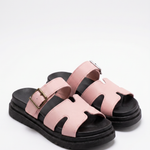 Elara Marlowe Pink Sandals - Hero