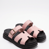 Elara Marlowe Pink Sandals - Hero