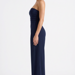 Clara Noelle Navy Blue Jumpsuit - Side View