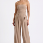 Clara Noelle Beige Jumpsuit - Hero