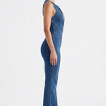 Daphne Elara Denim Jumpsuit - Side View