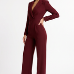 Charlotte Amelie Wrap Style Jumpsuit Red - Hero