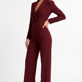 Charlotte Amelie Wrap Style Jumpsuit Red - Hero