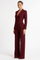 Charlotte Amelie Wrap Style Jumpsuit Red - 3/4 Front Angle