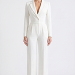 Charlotte Amelie Wrap Style Jumpsuit White - Hero