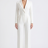 Charlotte Amelie Wrap Style Jumpsuit White - Hero