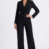 Charlotte Amelie Wrap Style Jumpsuit Black - Hero