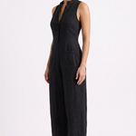Soreia Linnea Utility Jumpsuit Black - 3/4 Front Angle