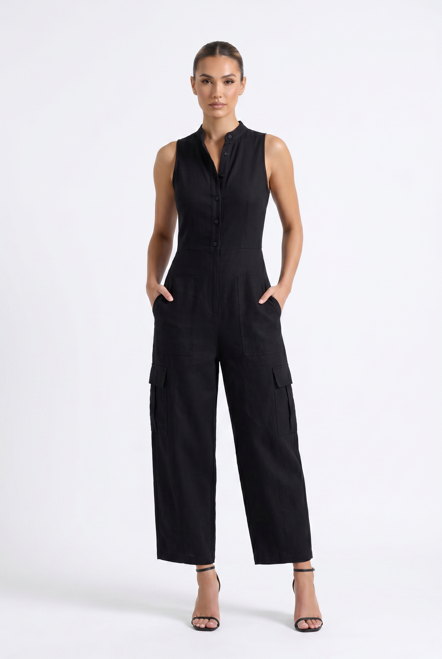 Soreia Linnea Utility Jumpsuit Black - Hero