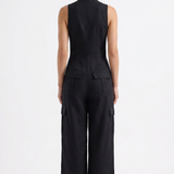 Soreia Linnea Utility Jumpsuit Black - Back View