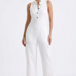 Soreia Linnea Utility Jumpsuit White - Hero