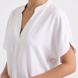 Margot White Blouse - Detail Close-up