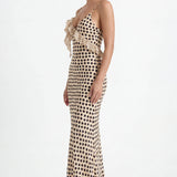 Valentina Colette | Polka Dot Wedding Guest Maxi Dress