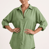 Nova | Relaxed Oversized Linen Blouse for Warm Weather Styling